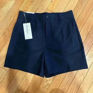 Walter Hagen Women's Chino Shorts Blue Size 6 Casual UPF 50+